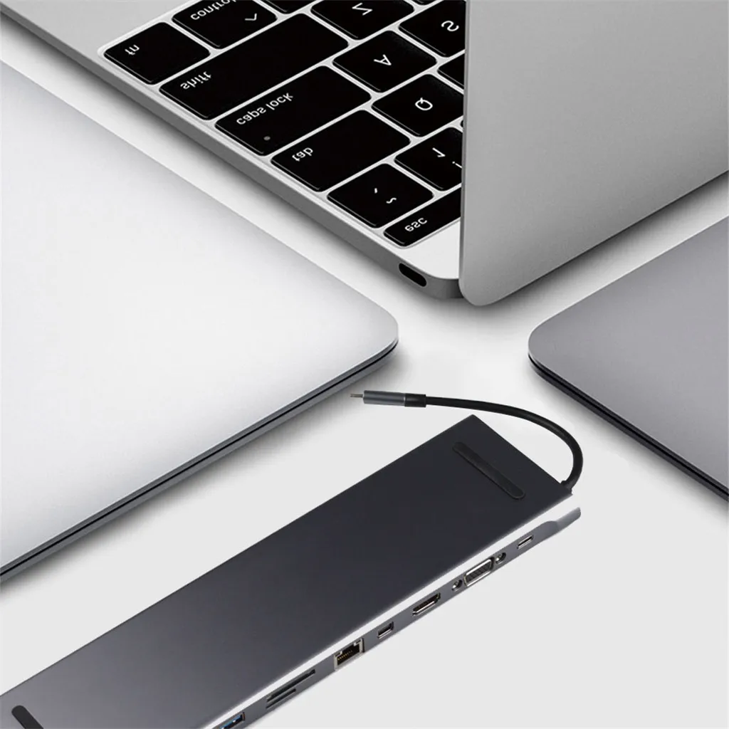 1000 Мбит/с type-c концентратор HDMI адаптер-концентратор USB type c к HDMI 4K VGA 11 в 1 с DP для Mac; ОС Windows; Linux; Android# G2