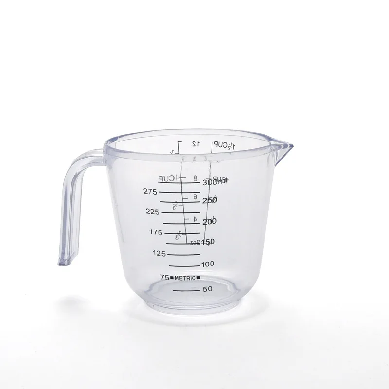 600/300/150 мл пластиковый мерный стакан кувшин жёлоб для бетонной смеси поверхность кухонный инструмент качественная чашка с градуированным качеством кухни - Цвет: TM