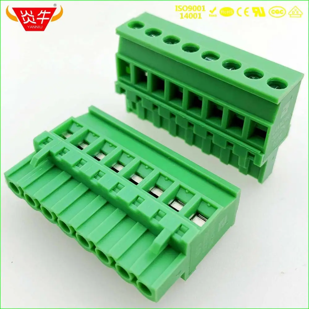 2EDGKA-5.0-8P KF2EDGKA 5,0 2P~ 12P разъем PCB плагин клеммный блок 2EDGK 5,0 мм 2PIN~ 12PIN MVSTBR 2,5 ST 1792016 PHOENIX контакт DEGSON - Цвет: 2EDGKA-5.0-8P