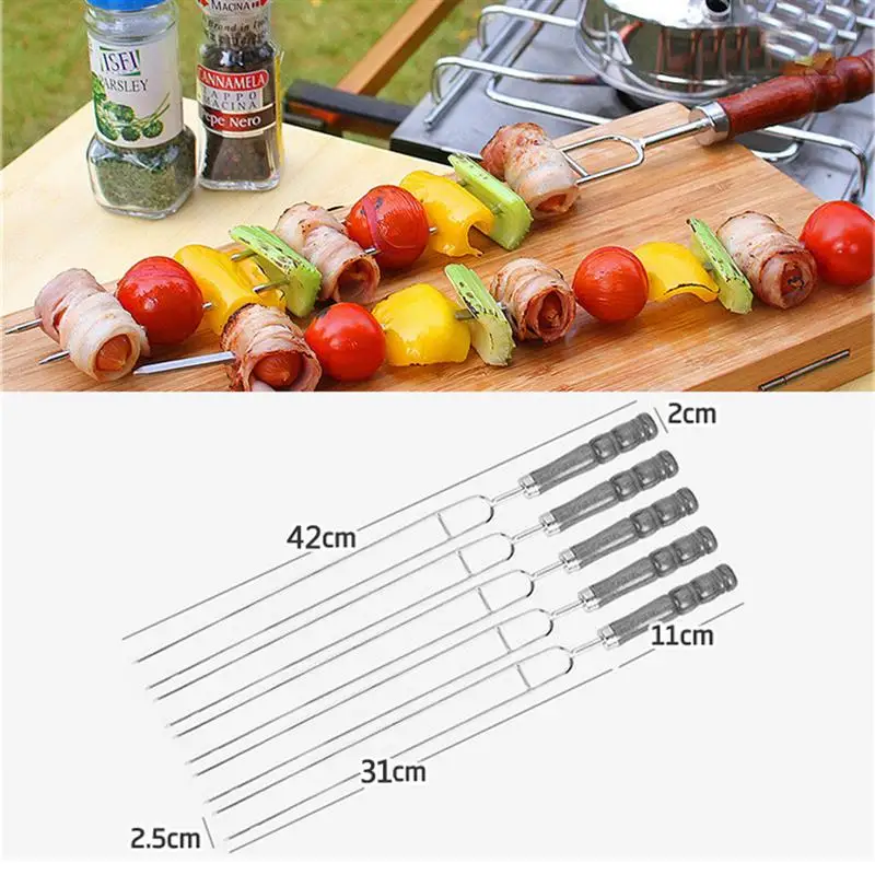 5PCS-Barbecue-Skewers-U-Shaped-BBQ-Forks-Set-Stainless-Steel-Wooden-Handle-Double-BBQ-Skewers-Corn(1)