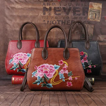 

Chinese style embroidered handbag new handbags hand-painted shoulder women Bag
