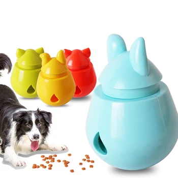 

Feeders Automatic Toy Interactive Dog Food Treat Ball Pet Toy Cat Shaking Leakage Food Container Puppy Slow Feed Tumbler Toys