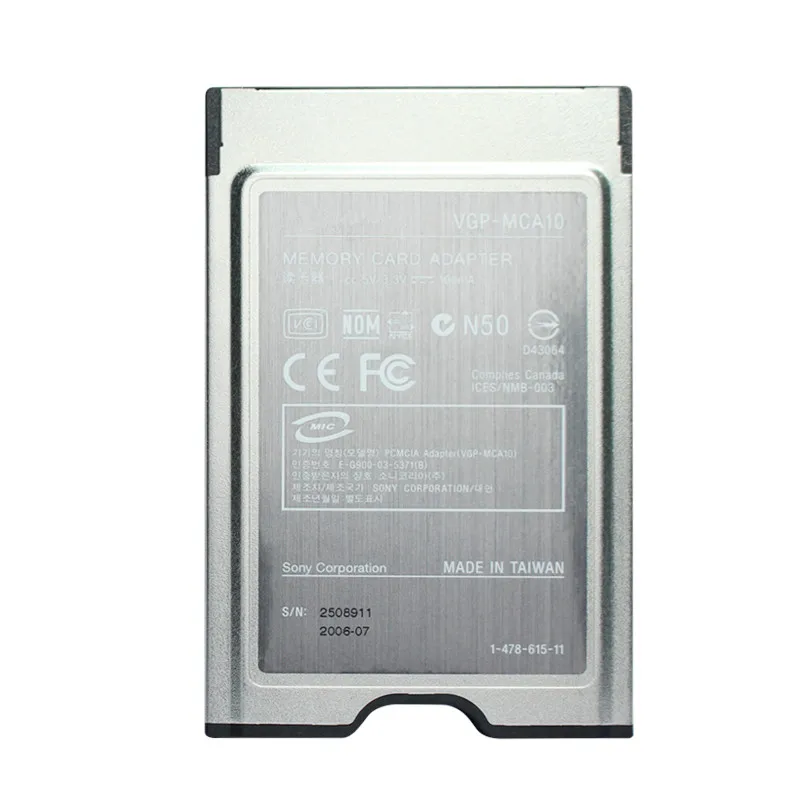 Multifunction PCMCIA Memory Card Adapter For MMC SD SDHC MS PRO SM Card 4