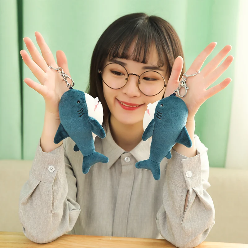 Nice Hot 15cm Big Size Funny Soft Bite Shark Plush Toy Appease Cushion Gift For Children 2