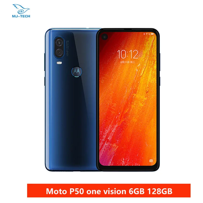 Смартфон Motorola MOTO P50 6 ГБ + 128 Гб one vision 4G 34 ''FHD 8 ядер 48 МП 25 селфи Android 9 мобильный