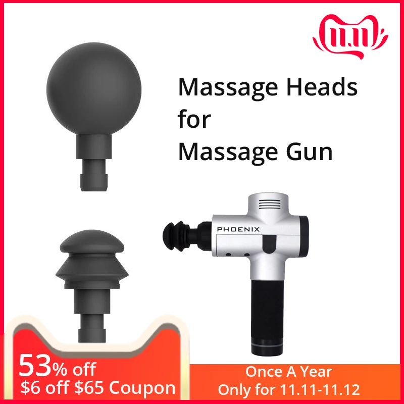 Muscle Therapy Massage Gun Attachments Massage Heads for Electric Massager Body Relaxation Pain Relief