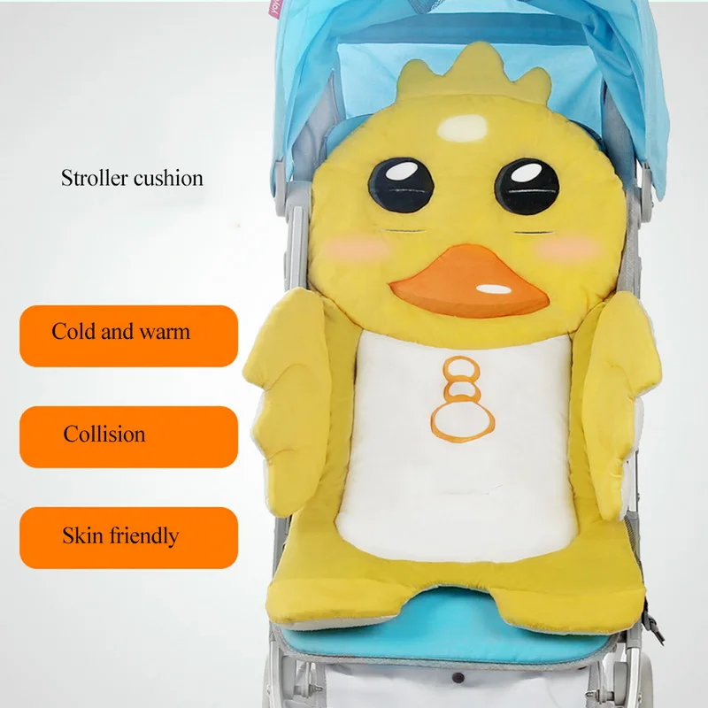 SHUJIN мультяшный коврик на колесиках для новорожденных, аксессуары, хлопок, уход за ребенком, подушка для детской коляски, матрас, подушка для детского сиденья, тележка, вкладыш