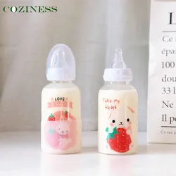 COZINESS Baby Bottles Cute Cartoon Rabbit Simplicity Girly Heart Glass Carry Light New Hot Sale Japanese Style Student Cup