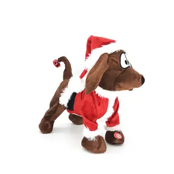 

Electric Plush Dog Christmas Music Dancing Dog Plush Puppy Doll Christmas Children Gift Boys Girls Toy Christmas Decorations