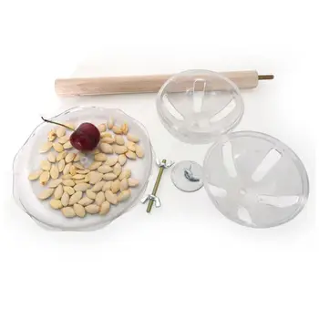 

Bird Wood Perch Foraging Ball Staircase Stand Feeding Grinding Claw Toys Parrot