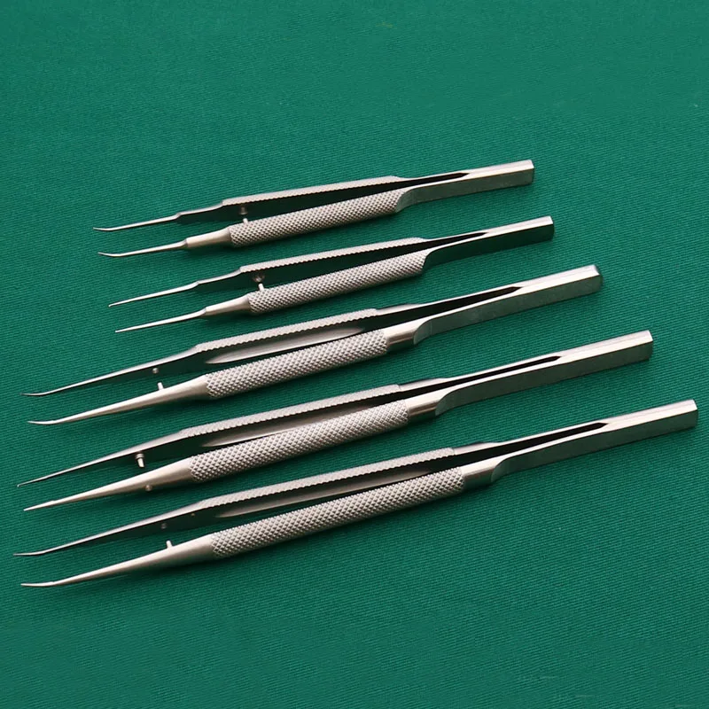 Medical ophthalmology equipment Micro tweezers Double eyelid cosmetic plastic tools Stainless steel Tie line F | Красота и здоровье