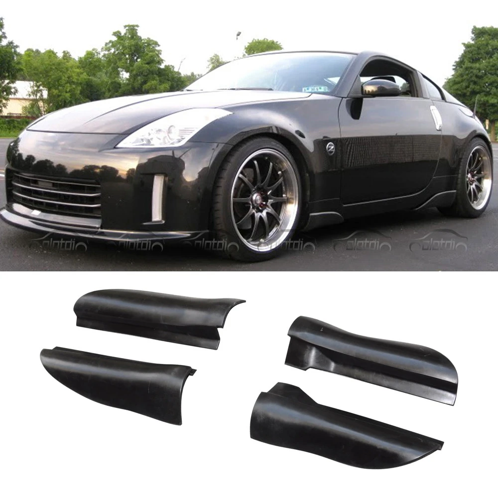 Olotdi Factory Car Styling Pu Material Side Skirts Extension Lip Body Kits For Nissan 350z Body Kits Aliexpress