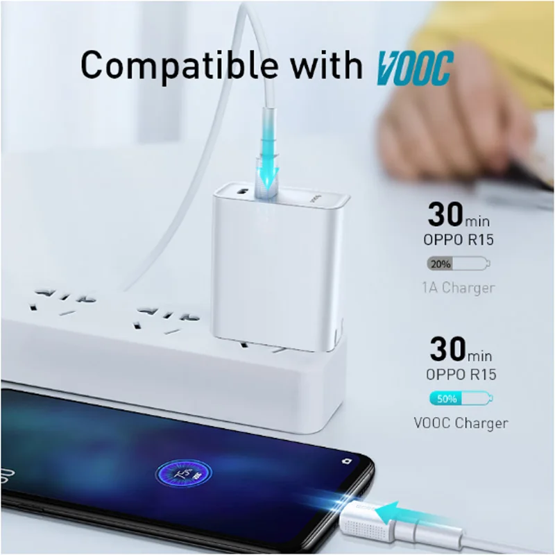 Baseus 20 Вт Micro USB кабель для Xiaomi Redmi Android 4A кабель передачи данных для быстрой зарядки для OPPO VIVO Кабель зарядного устройства микро-usb высокой мощности