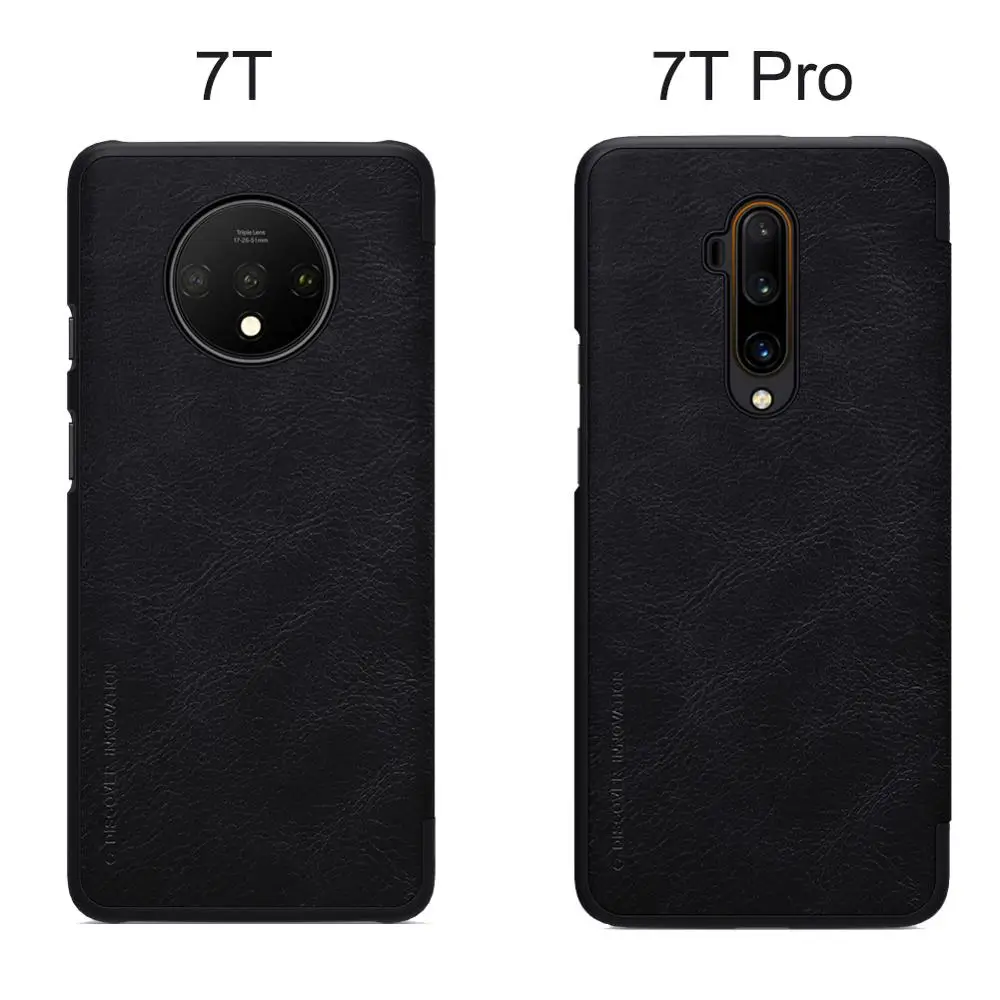 Кожаный чехол для Oneplus 7T Nillkin QIN, защитный флип-чехол для Oneplus 7T Pro One plus 7T