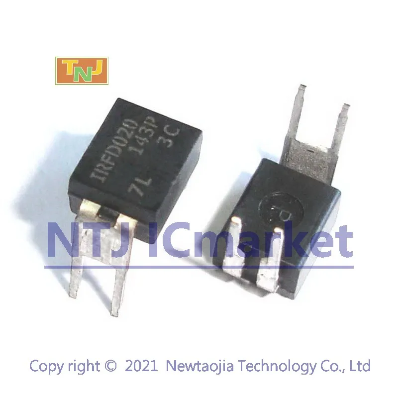 10 шт. IRFD020 DIP-4 МДФ D020 IRFD020PBF транзисторы N-CHANNEL MOSFET | Электронные компоненты и