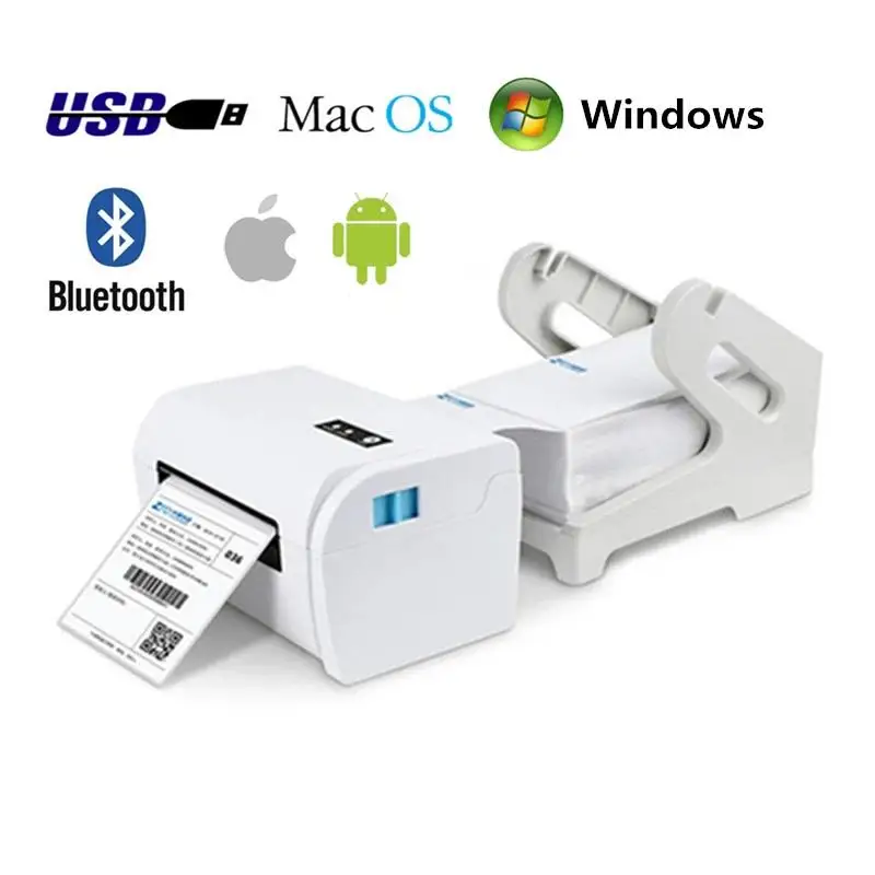 Термопринтер для доставки этикеток 110 мм Bluetooth USB | Компьютеры и офис