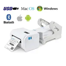 Bluetooth USB Thermal Shipping Address Printer Waybill 110mm Shipping Label Printer For Express Logistic