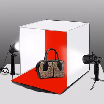 

PULUZ 40x40CM Portable Photo Softbox Folding Studio Light Room Shooting Tent Shooting Light box Photo Backdrops with 5 Backdrops
