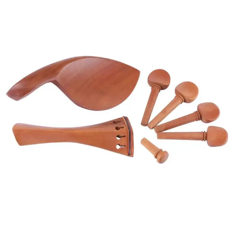 Jujube скрипки части Chinrest Drawplates ручка хвостовик и колышки для 3/4 4/4