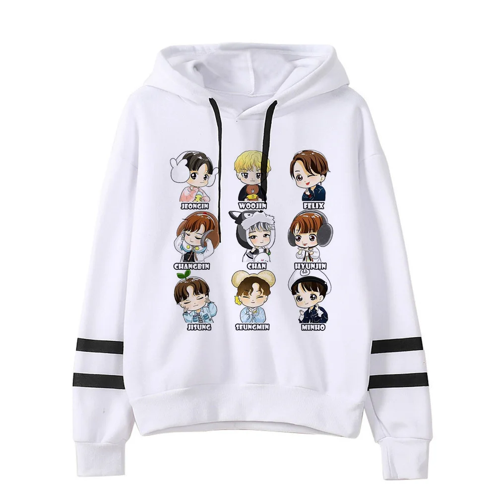 Stray Kids Harajuku Sweatshirts 90s Style