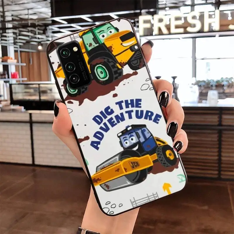 YJZFDYRM JCB excavator мягкий резиновый чехол для телефона Samsung S20 plus Ultra S6 S7 edge S8 S9 S10 5G lite