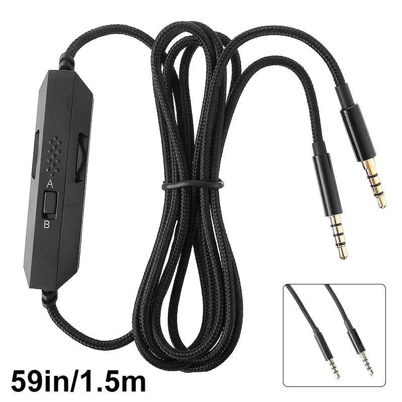 Replacement 3.5mm Jack Cable Aux Cord For Logitech G633 G933 Headset Gaming Headset Audio Video Cables - Audio & Video Cables - AliExpress