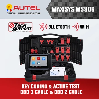 

Autel Maxisys MS906 OBD2 Scanner Automotive Diagnostic Scan Tool Advanced Version of MaxiDAS DS708 DS808 MK906 Key ECU Coding