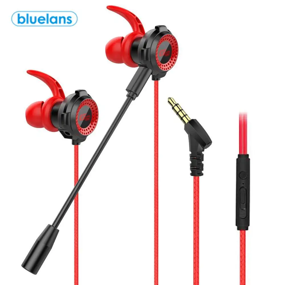 G11-A-auriculares internos con reducción de ruido dinámico, auriculares portátiles universales con cable para llamadas, para ordenador de juegos con sonido Micrófono estéreo