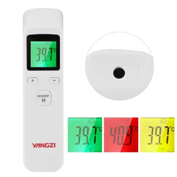 

1set Forehead Non-contact Infrared body Thermometer ABS for Adults and Children with Lcd Display Digital Laser Temperature Tool