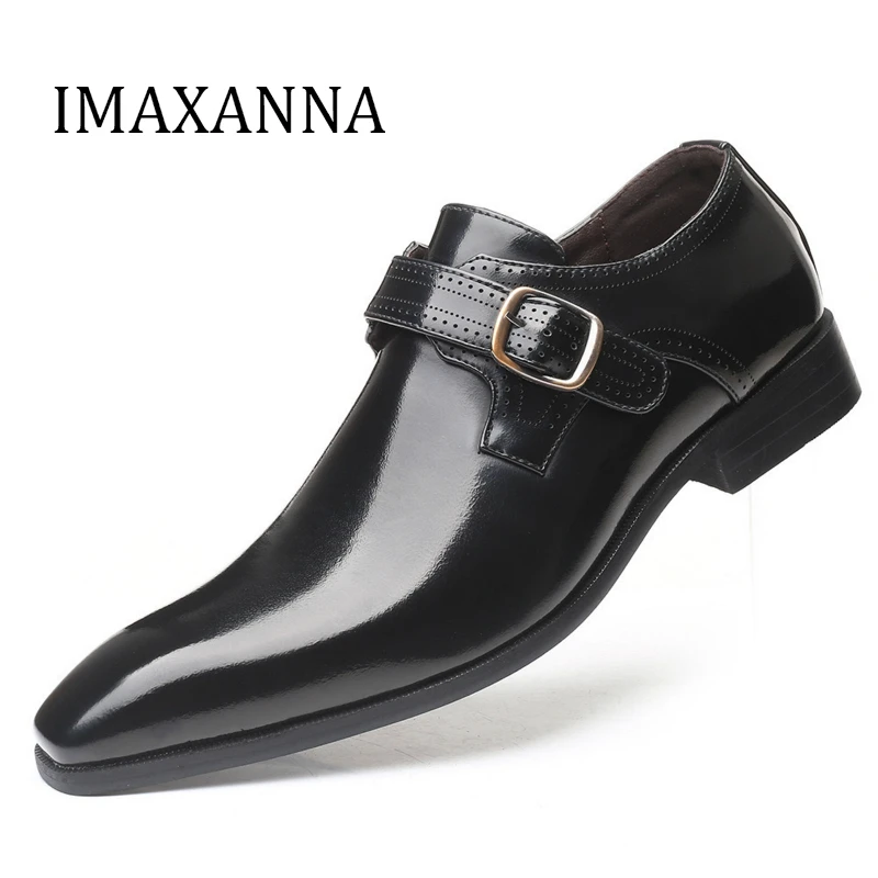 IMAXANNA/Новинка Роскошные мужские кожаные туфли деловые костюмы свадебные