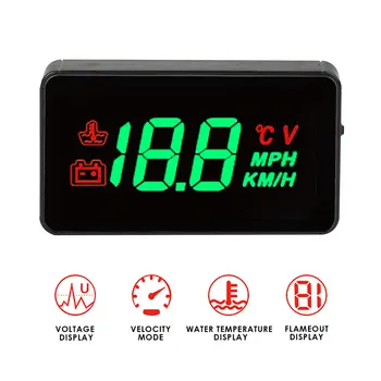 

A100 3.5 Inch Car HUD Head Up Display Speedometer OBD2 OBDII OBD Auto Projector Parameter Display With Overspeed Warning