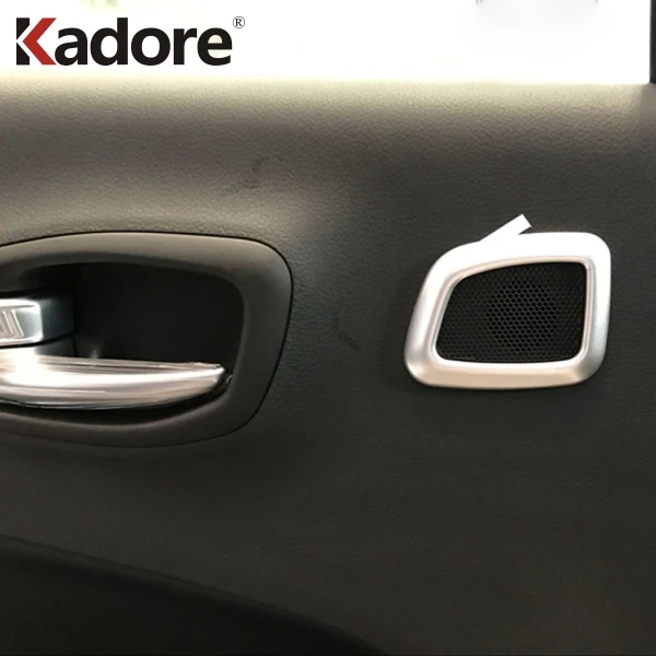 Чехол для Jeep Compass 2017 2018 2019 2020 Углеволокно автомобильная Боковая дверь внутренняя