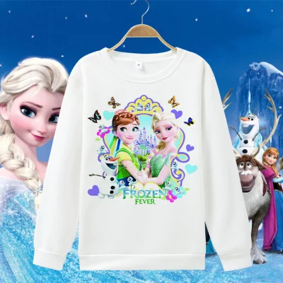 Sweaters 11 Замороженные новые женские белые футболки свитера размера плюс повседневные зимние топы с принтом женская футболка с длинным рукавом женская одежда - Цвет: Sweaters 11