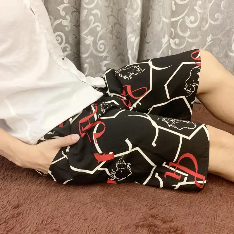 Lounge/короткие боксеры для сна; Пижамные шорты для мужчин; 1295 - Цвет: Model 25