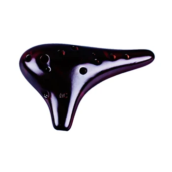 

12 Holes Flute Rhythm Hobbies For Beginner Submarine Style Alto C Ceramic Ocarina Gifts Vintage Musical Instrument Woodwind