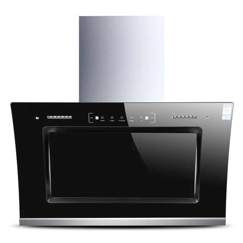 Range Hood Double Motor Heat Cleaning Larger Suction Range Hood Side Suction Range Hood