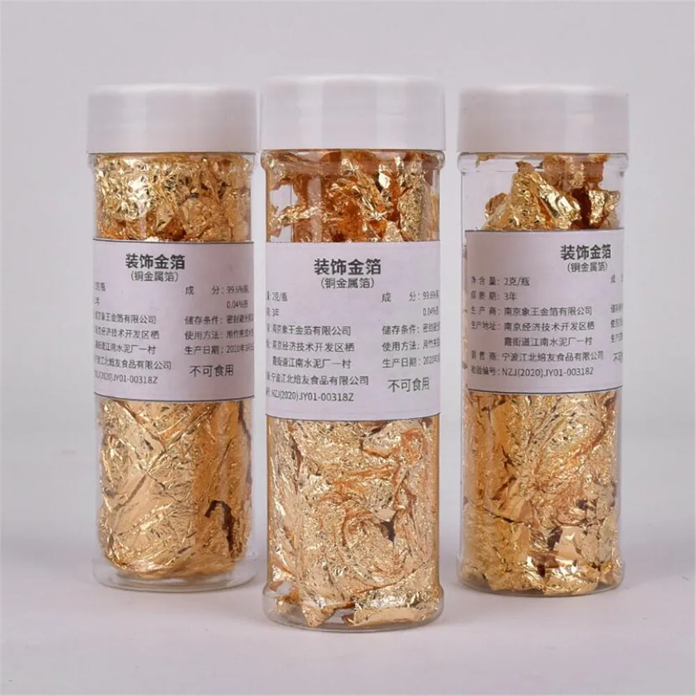 Cosmetic Grade Gold Leaf Flake