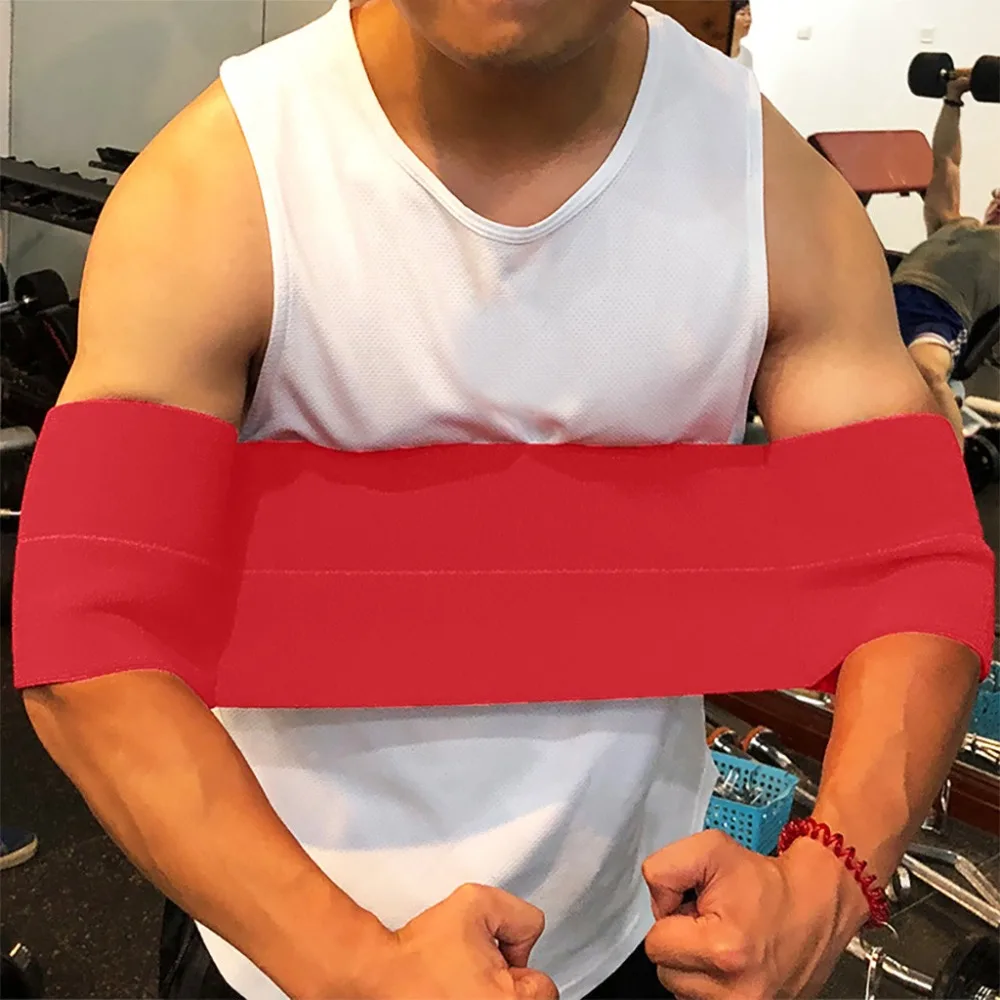 Unisex Weightlifting Booster Sling Protection Elbow Stretch Protection Belt Protect elbow and solve shoulder press pain W