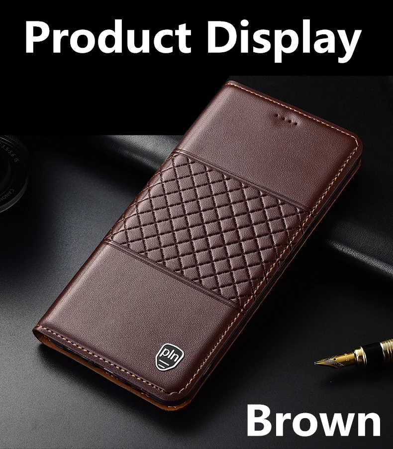 Genuine Leather Phone Case Credit Card Slot Holder For Philips X818 Case For Philips X818 Flip Cover Capa Phone Holster Case
