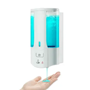 

Automatic Soap Dispenser 450ML Electric Touchless Countertop Hands-Free Body Lotion Soap Liquid Dispenser for Bathroom