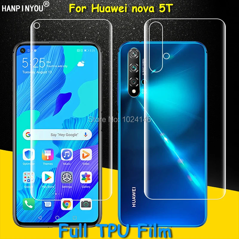 

Front / Back Full Cover Clear Soft TPU Film Screen Protector Huawei nova 5T 6 5i 5 Pro 5Z 4 4e Lite 3 3e 3i 2 Plus (Not Glass)