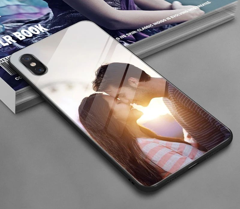 Индивидуальный чехол для телефона из закаленного стекла Huawei Honor 7X 8X 9 9i 9S 9X 10 lite 20 20S