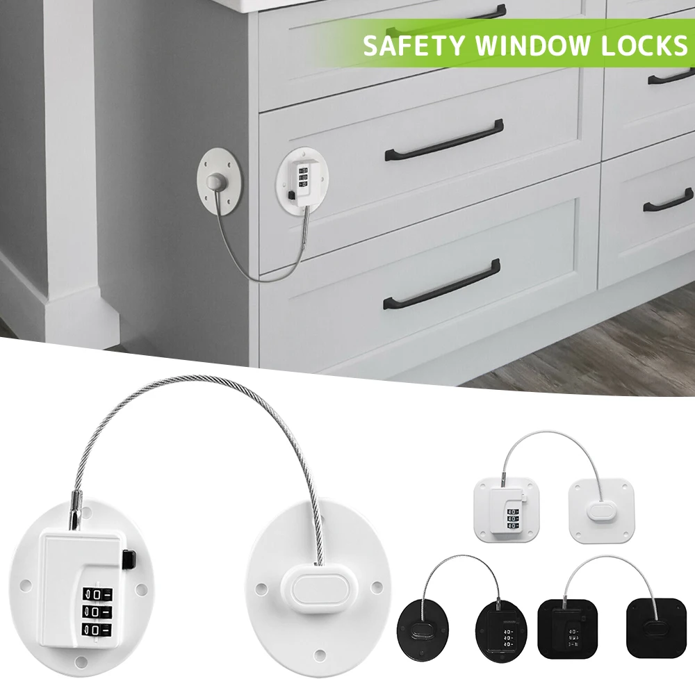 Cierre de puerta de refrigerador con contraseña para escaparate, seguridad para bebés, fácil de instalar, sin perforación, congelador, autoadhesivo, para el hogar