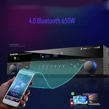 Kaolanhon 5,1 200 в 500 Вт/650 Вт CF5 4,0 Bluetooth усилитель дома высокой мощности Профессиональный HIFI Fever цифровой усилитель аудио караоке