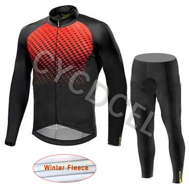 Cycling jersey 8 MAVIC одежда для велоспорта, зимний термальный флисовый комплект для велоспорта, одежда для гонок, Майо для горного велосипеда, одежда для велоспорта, Ropa Ciclismo - Цвет: Cycling jersey 8