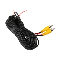 Aliexpress - 10m Av Connector Car Reversing Video And Audio Cable Universal RCA Male To Male Audio Line Car Video Extension Cord Auto Parts