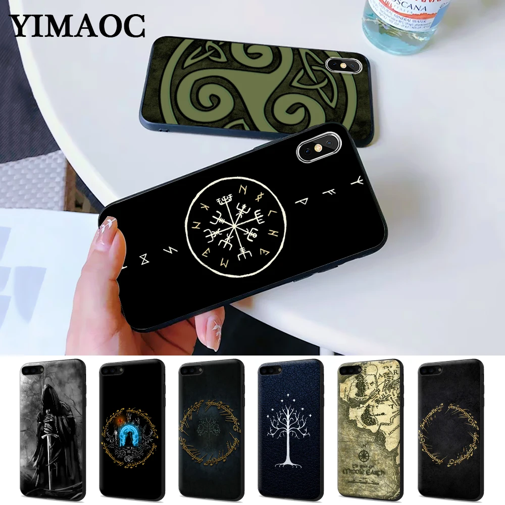 

The Lord of Rings Well Printed Silicone Case for iPhone 5 5S 6 6S Plus 7 8 X XS Max XR