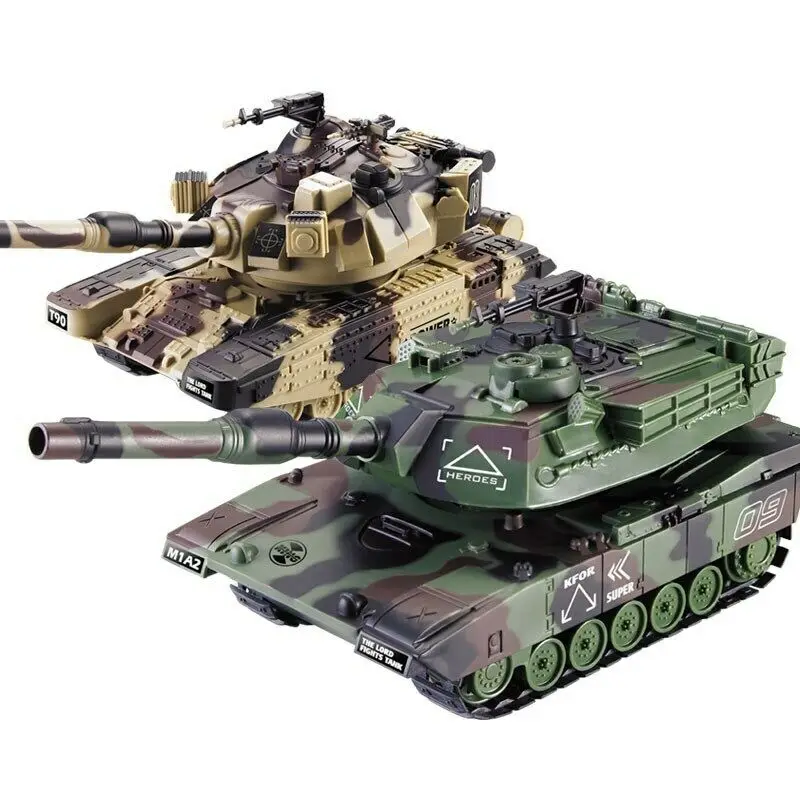 

Zhenduo Toy 1:32 RC Battle Tank Crawler Remote Control Toys Car Can Launch Soft Bullets BB bullet