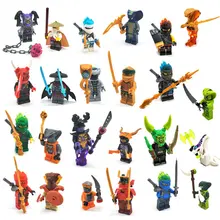 Kai Jay Cole Zane Lloyd Wu Garmadon With Action Figures Model Building Blocks Bricks Set Gifts  Toys For Children