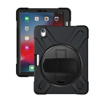

Heavy Duty Shockproof Protective Case Cover for iPad Pro 11 Inch 2018 with Pencil Holder/ Kickstand/ Hand Strap/ Shoulder Strap
